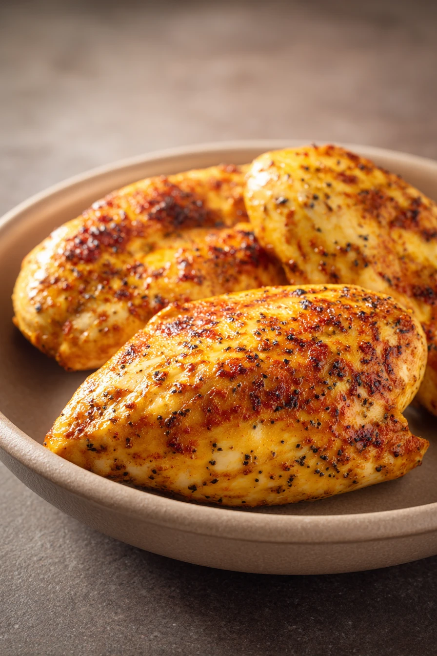 When You Need Crispy Air Fryer Chicken Breast Shake and Bake Tonight 2 Close-up of air fryer chicken breast shake and bake with golden crispy texture