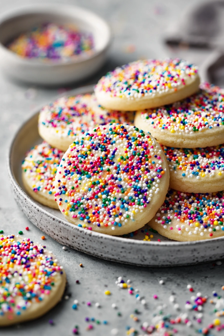 Sugar Cookie Kit for When You Need a Little Sweet Escape 2 Close-up of a sugar cookie kit with decorated cookies on a clean background.