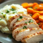 When Kids Refuse Dinner, This Simple Turkey Meal Saves the Night 3 Close-up of a turkey dinner with vegetables, perfect for kids