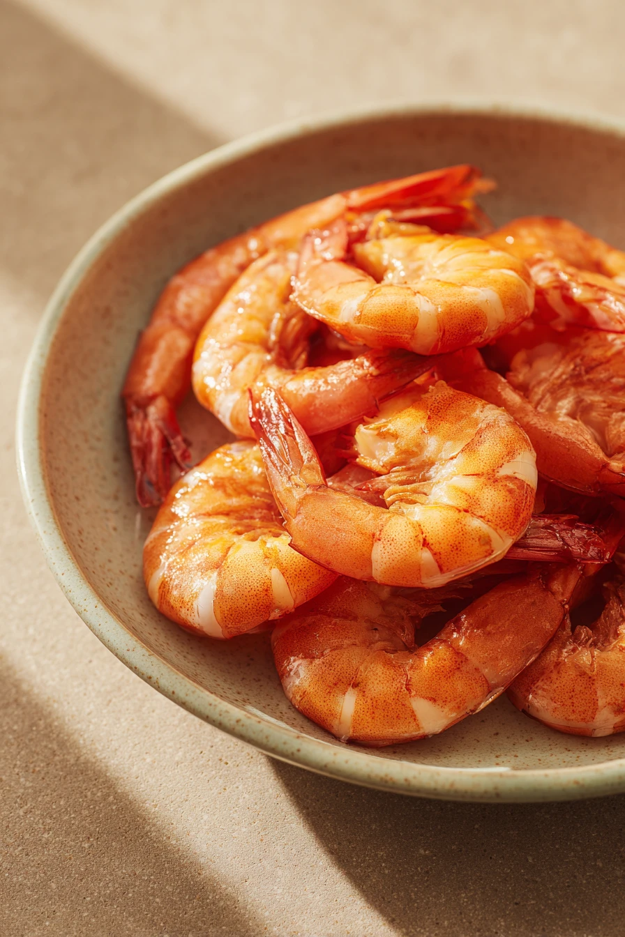 Air Fryer Uncooked Shrimp for a Quick Weeknight Dinner Fix 2 Close-up of uncooked shrimp ready for air fryer with bright lighting and clean background