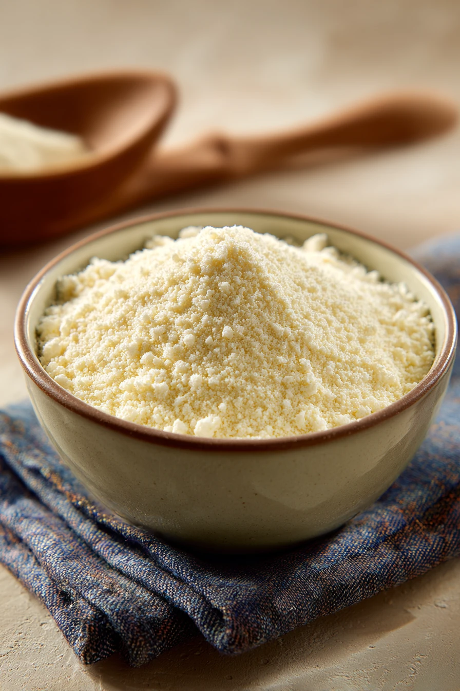 Close-up of a vanilla cake with creamy frosting on a minimal background