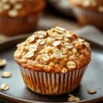 When Morning Crunch Meets Protein Muffin Powder Mix for Quick Energy 3 Close-up of a protein muffin with a golden brown top, showcasing texture and detail.