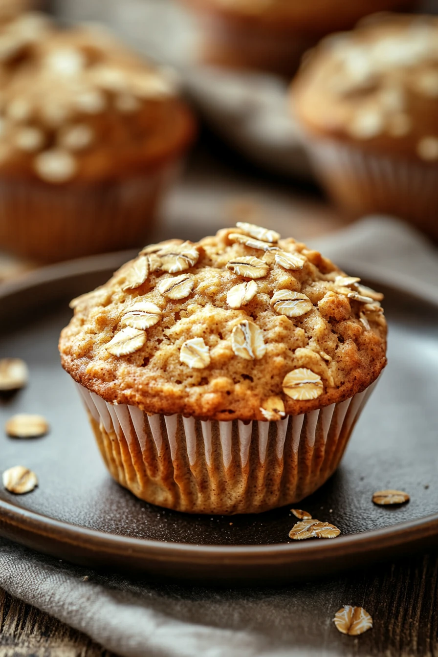 When Morning Crunch Meets Protein Muffin Powder Mix for Quick Energy 2 Close-up of a protein muffin with a golden brown top, showcasing texture and detail.