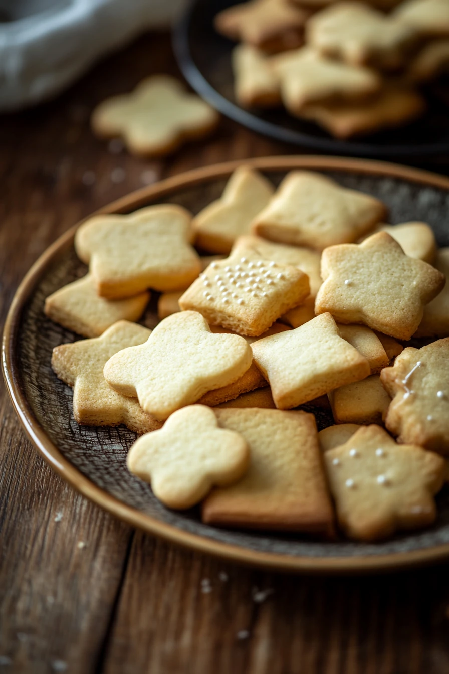 Shortbread Cookie Shapes for When You Need a Simple Sweet Escape 2 Close-up of assorted shortbread cookie shapes on a light background
