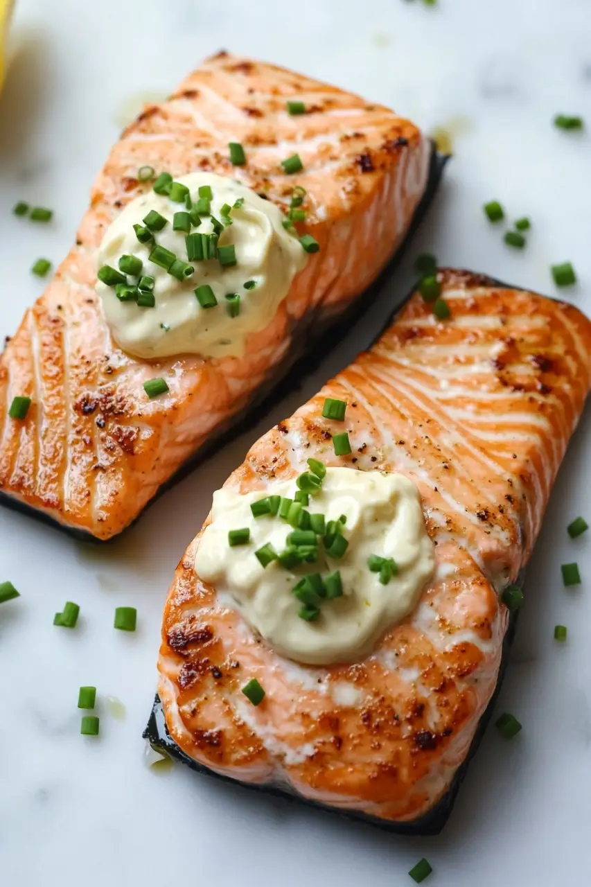 air fryer salmon kewpie mayo 0