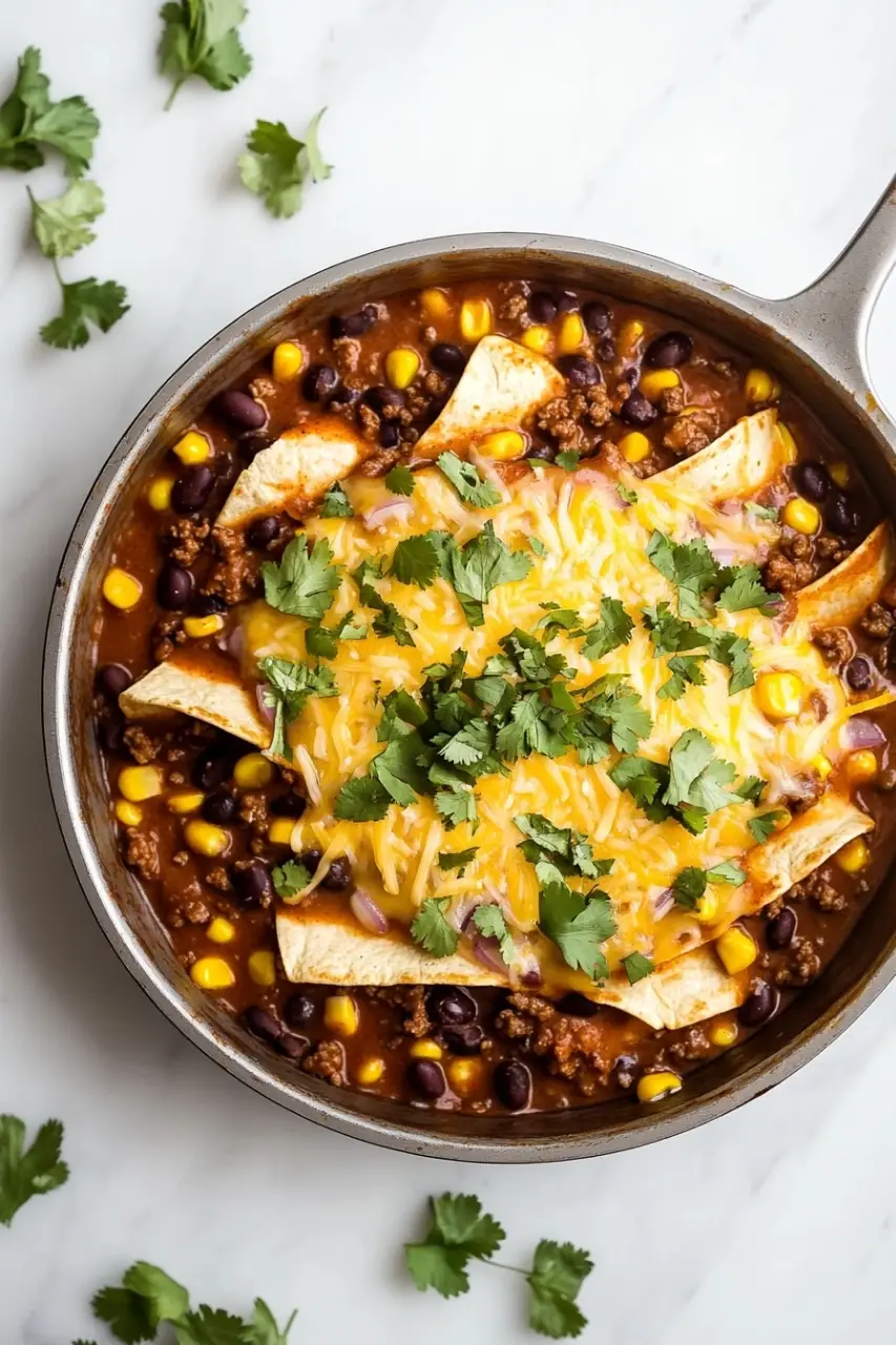 beef enchilada skillet 0