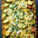 mexican squash and ground beef casserole 0