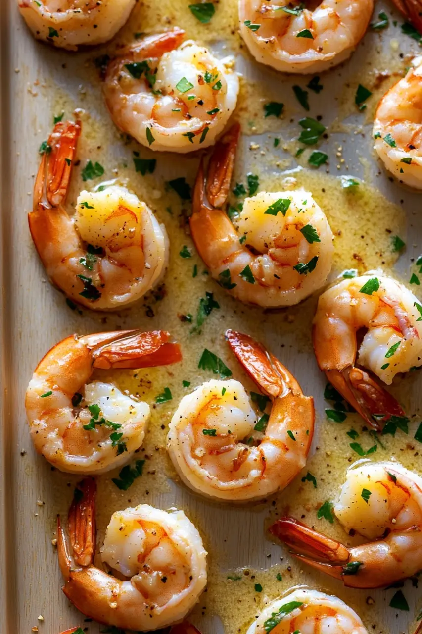 sheet pan shrimp with butter 2
