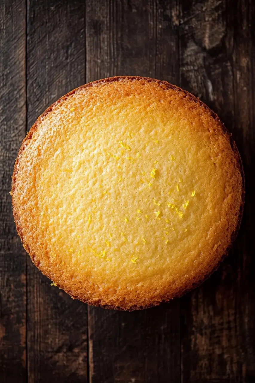 vanilla cake with lemon zest 1